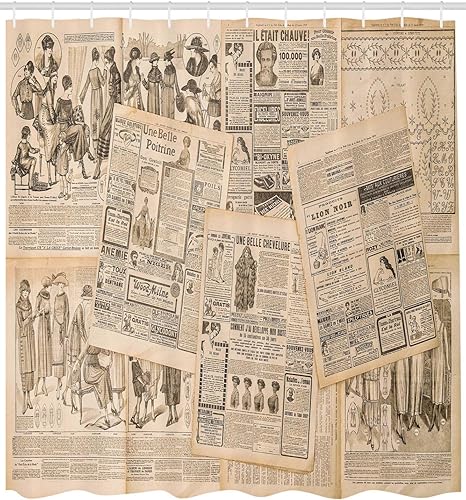 Miniatura 2 de ambesonne Decor Collection tela de poliéster cortina de ducha de baño