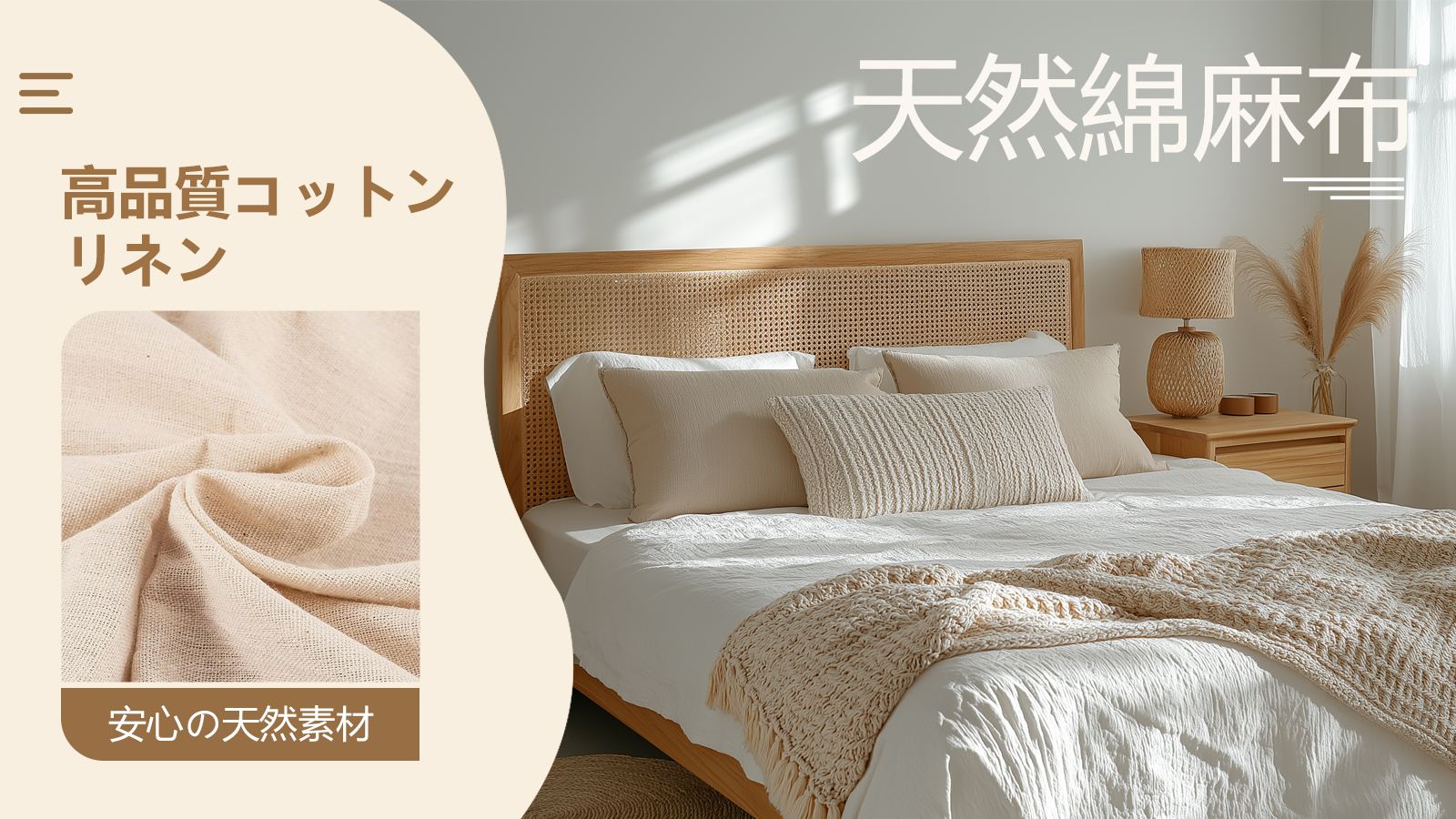 Amazon | 天然 綿麻 布 無地 生地 純色リネン 生地 麻布 無地