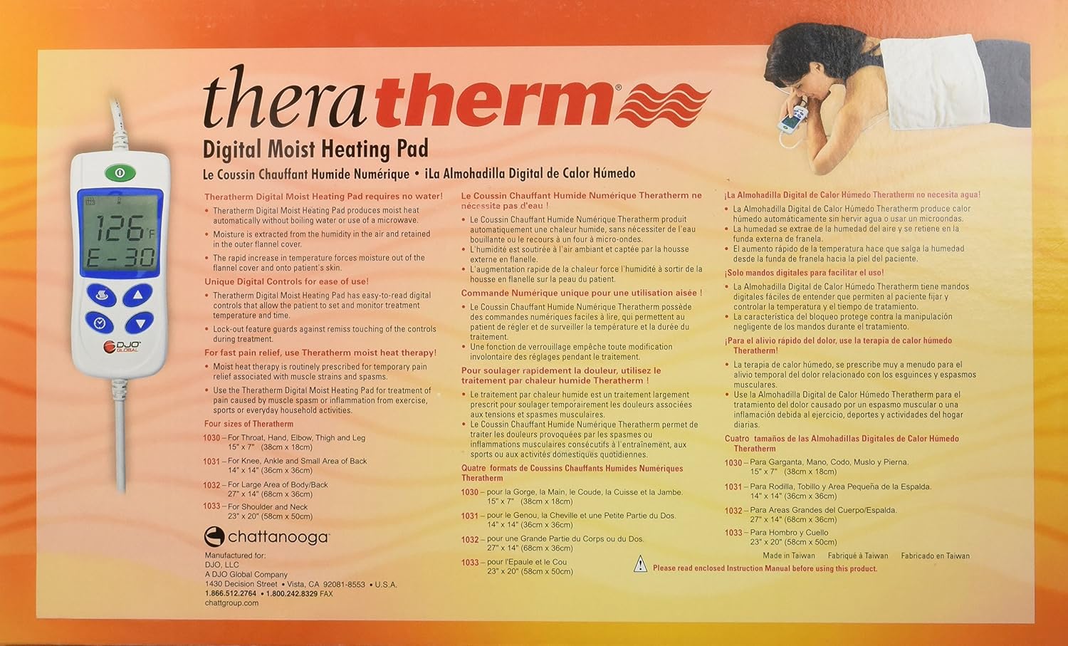 Chattanooga Theratherm Automatic Moist Heat Pack - Shoulder/Neck