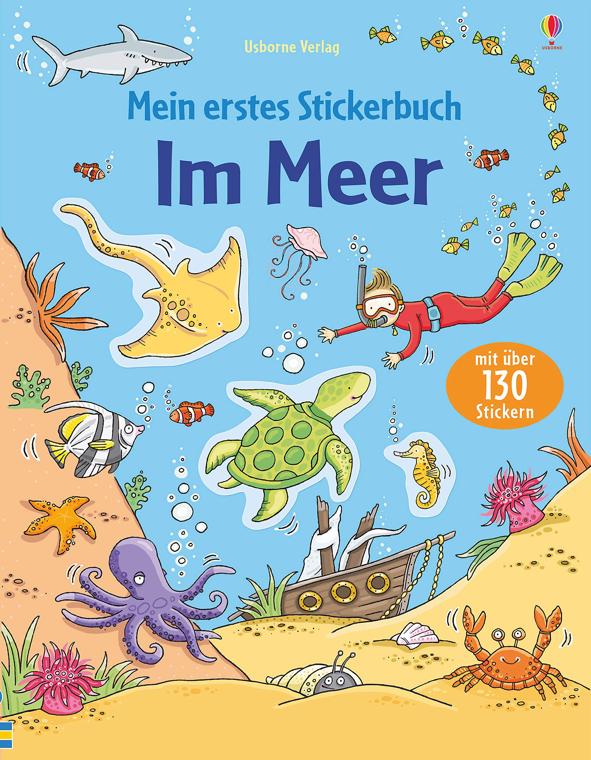 Mein erstes Stickerbuch: Im Meer: mit über 130 Stickern