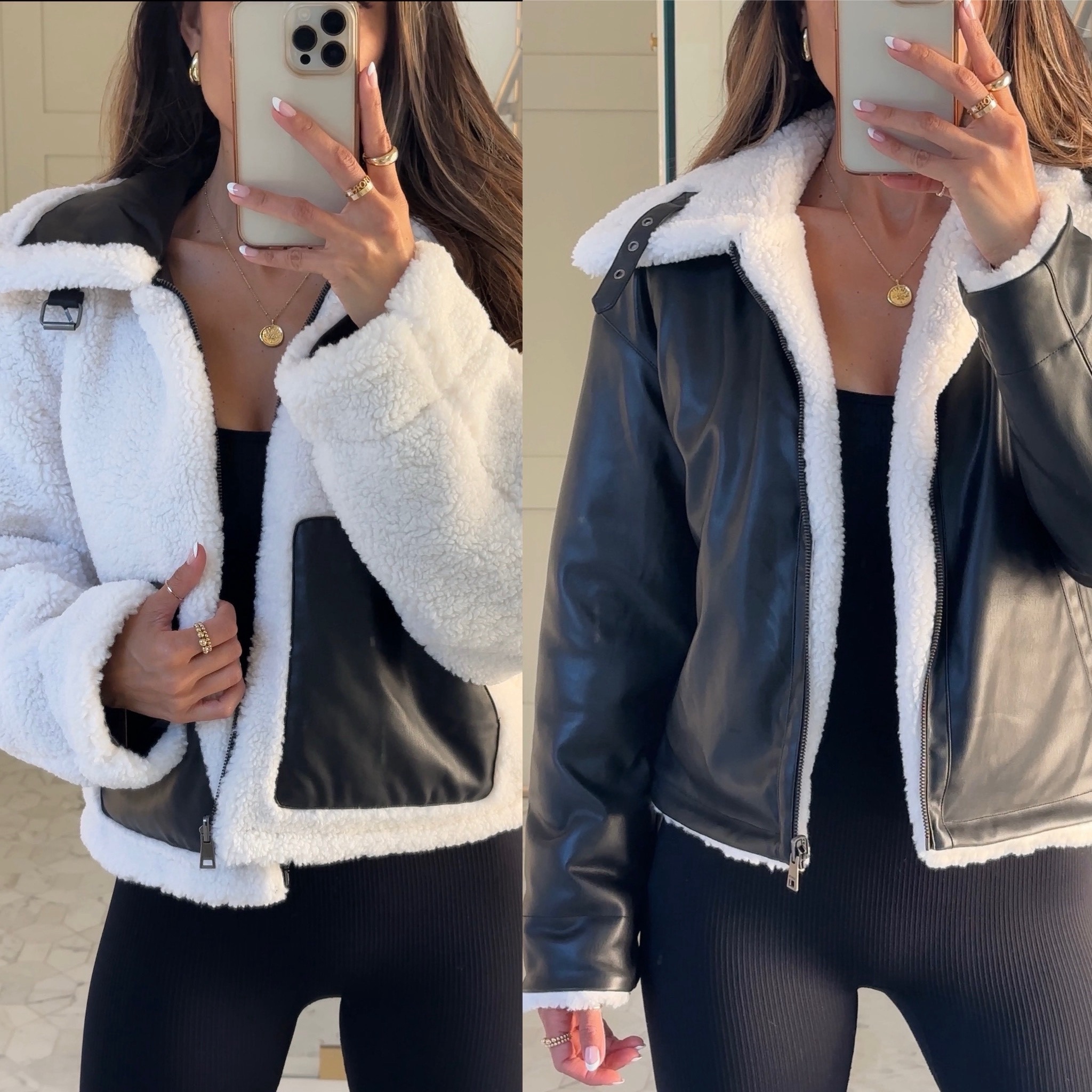 Watch Scroll to shop! A chic reversible jacket with 2 looks! Follow for ...