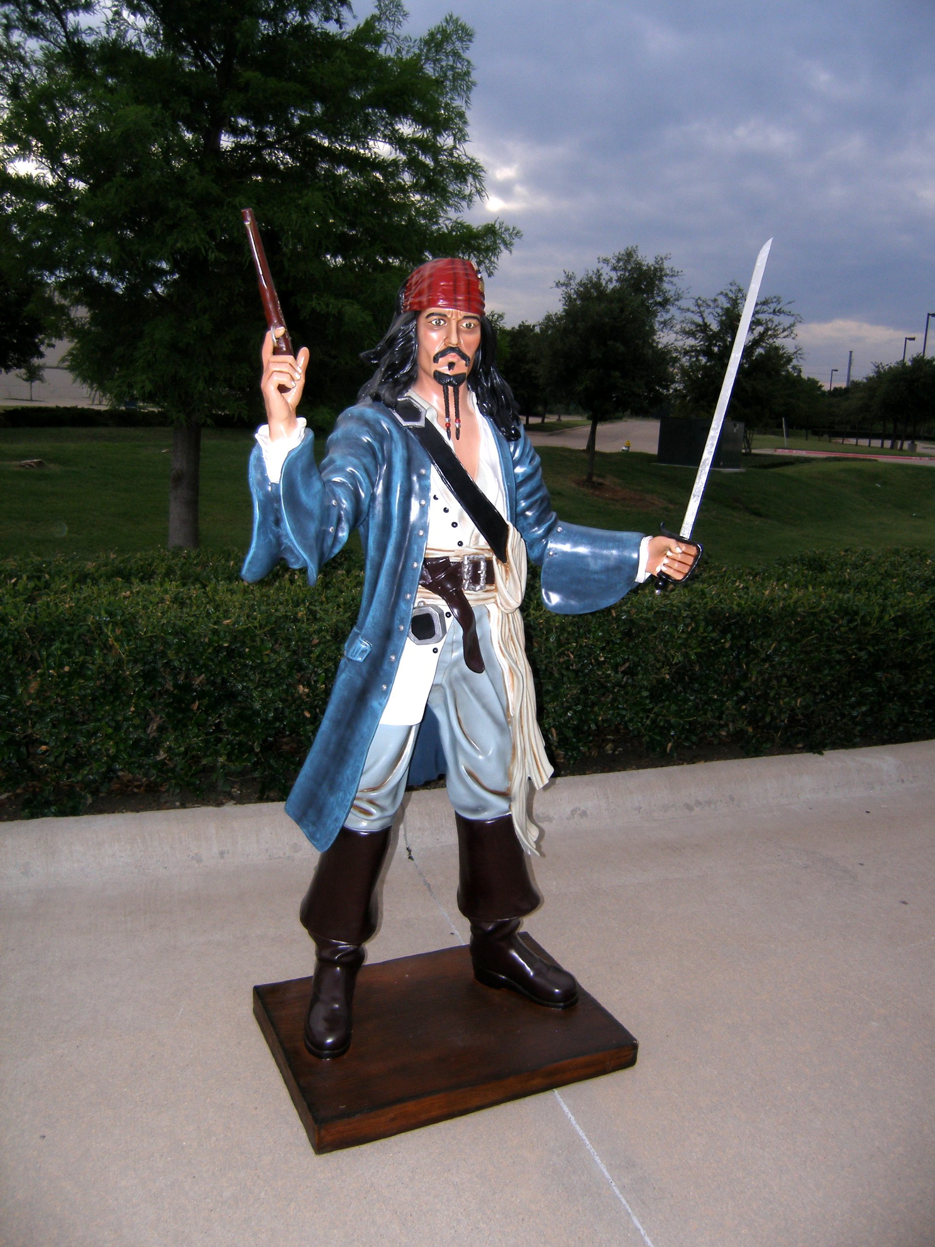 Buy Life Size Caribbean Pirate Statue 6 ft. Online at desertcartUAE
