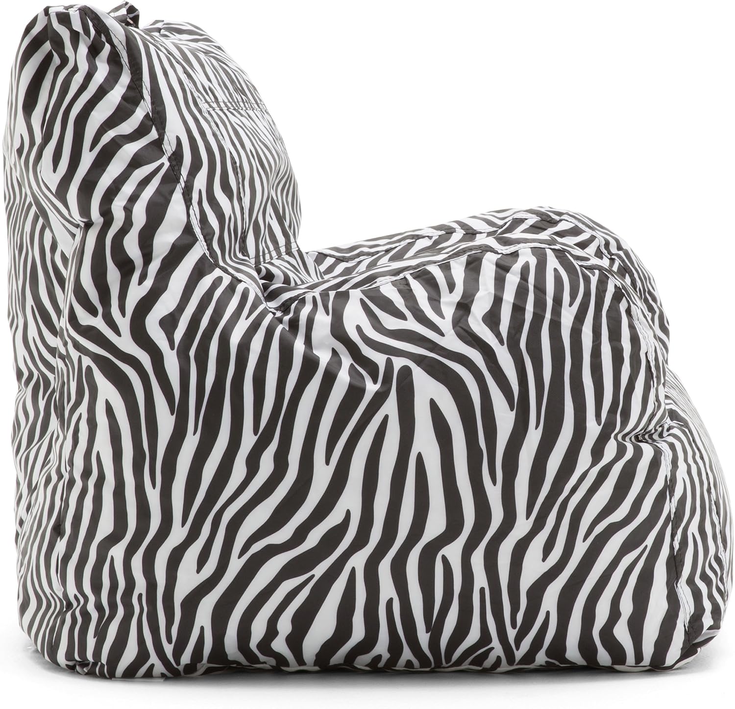 Big Joe Dorm Bean Bag Chair, Zebra