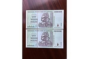 Spend 10x Less on a Pair of Zimbabwe 50 Trillion Banknotes and...
