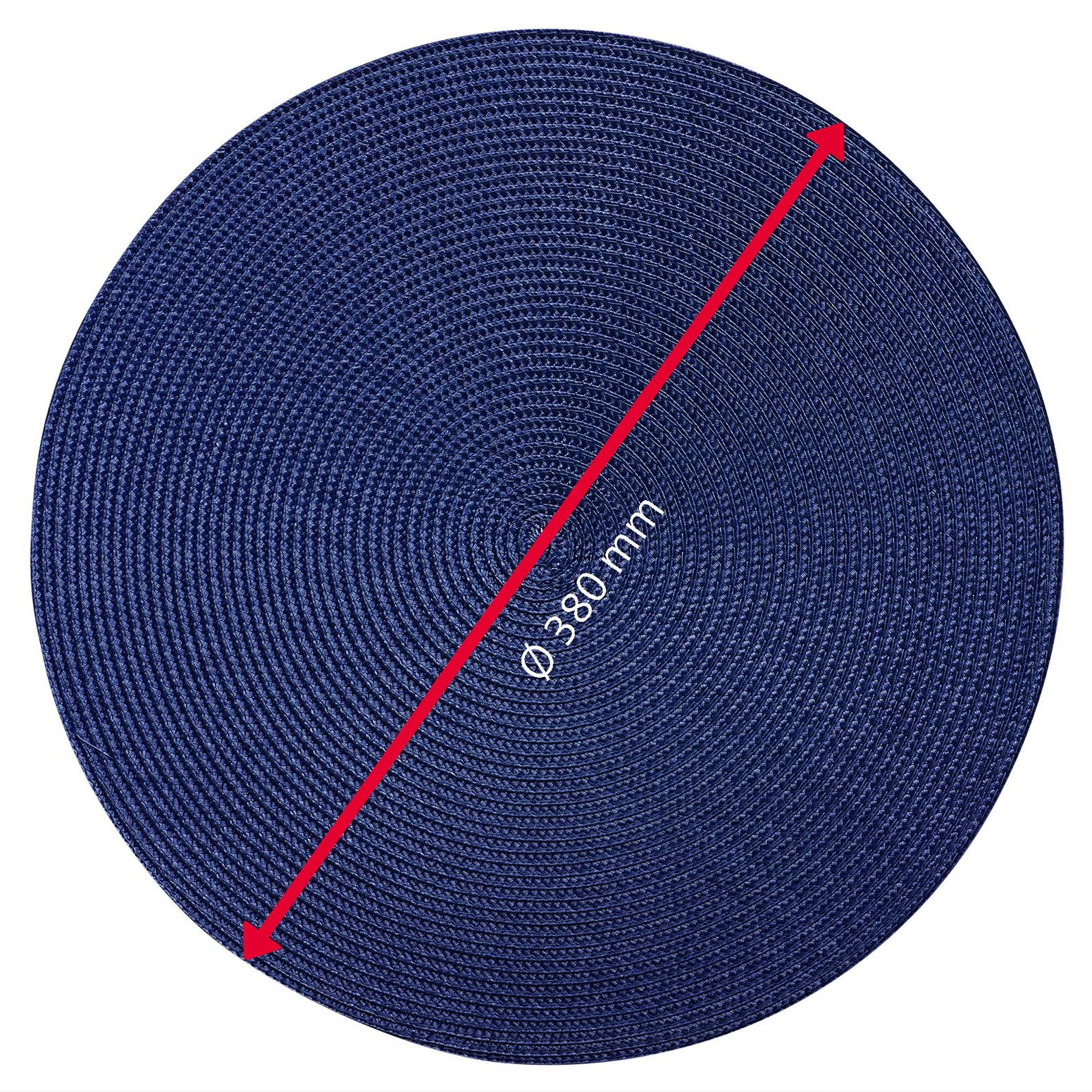 Lot de 4 sets de table en vinyle Bangkok 2 4u-[Diam] 40 cm | Leroy Merlin