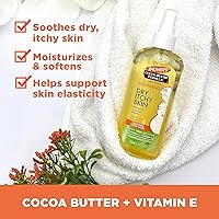 Vista 2 de Palmer's Cocoa Butter Formula - Aceite calmante con vitamina E, alivio para la piel seca y con picazón, aceite corporal antipicazón, 5.1 onzas