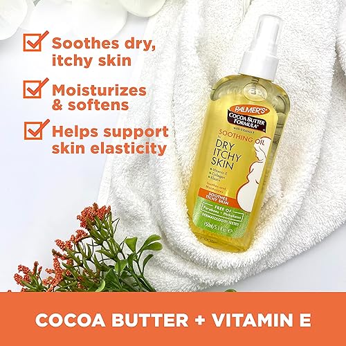 Miniatura 2 de Palmers Aceite calmante de fórmula de manteca de cacao para pieles secas y picazón con vitamina E 51 onzas