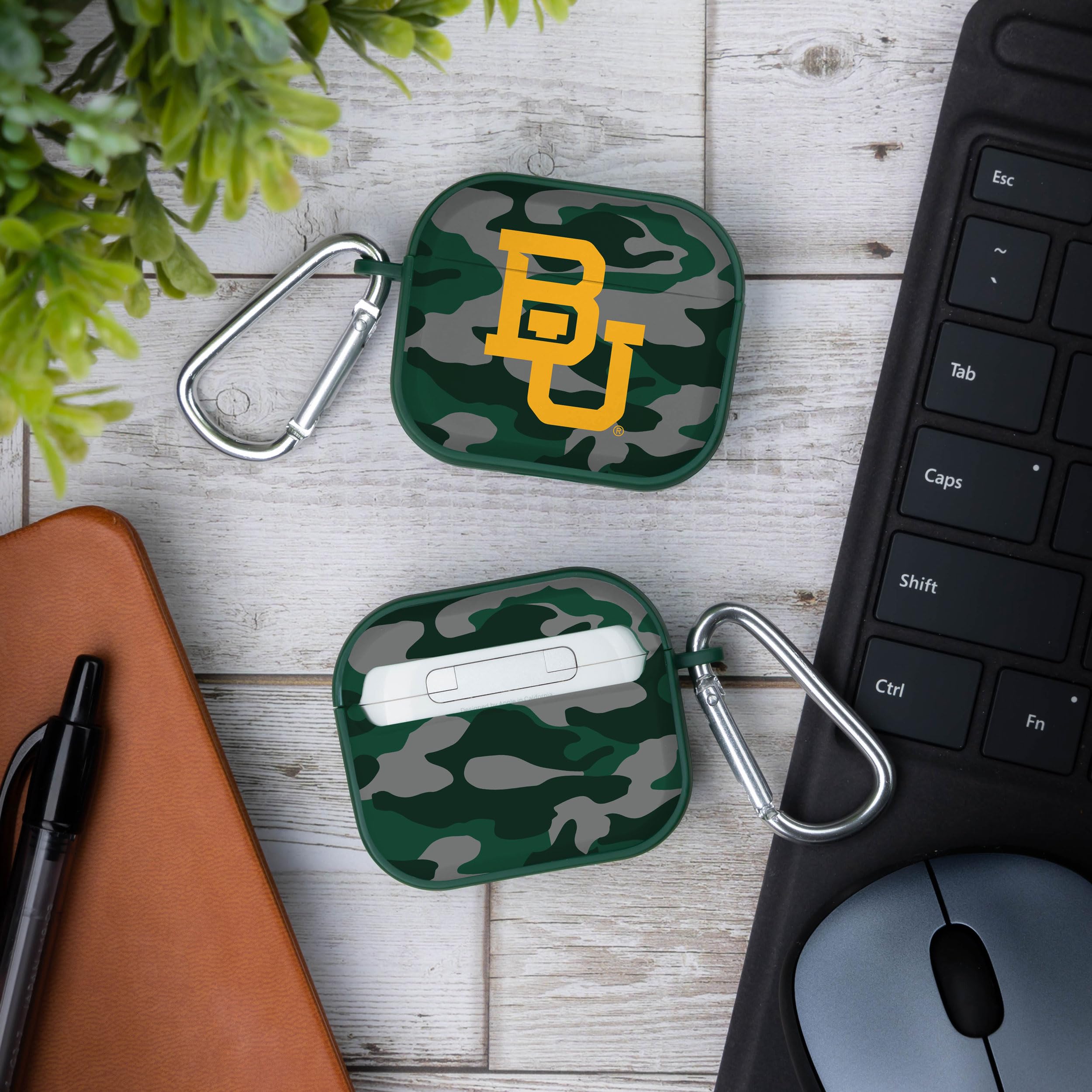 AFFINITY BANDS Baylor Bears Camo HDX Case Cover Compatible with Apple AirPods Generation 3