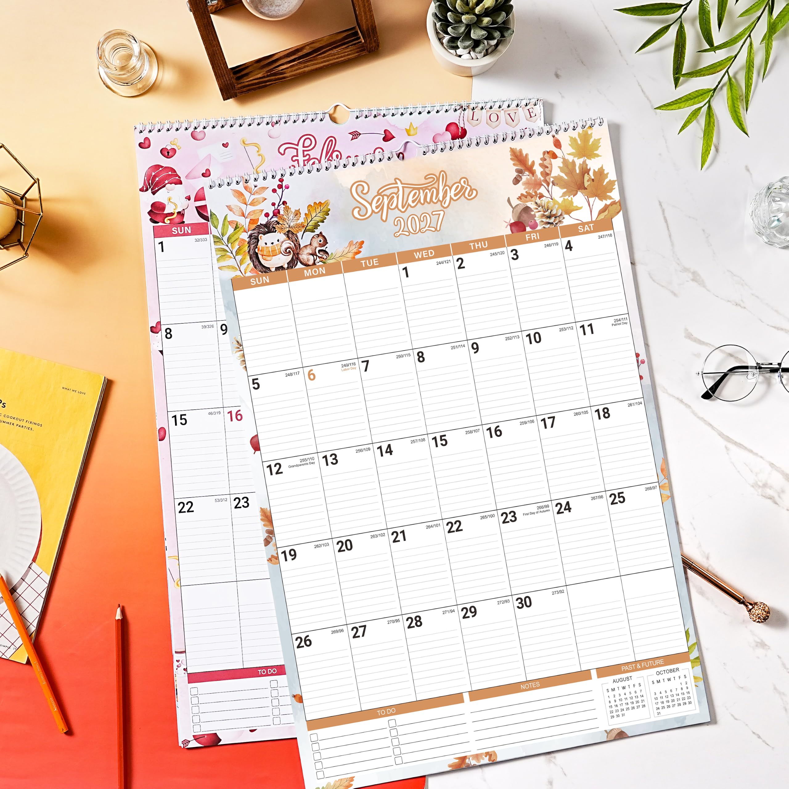 Kalender 2026 - Kalender 2026 Wand, Januar - Dezember 2026, 12 Monate