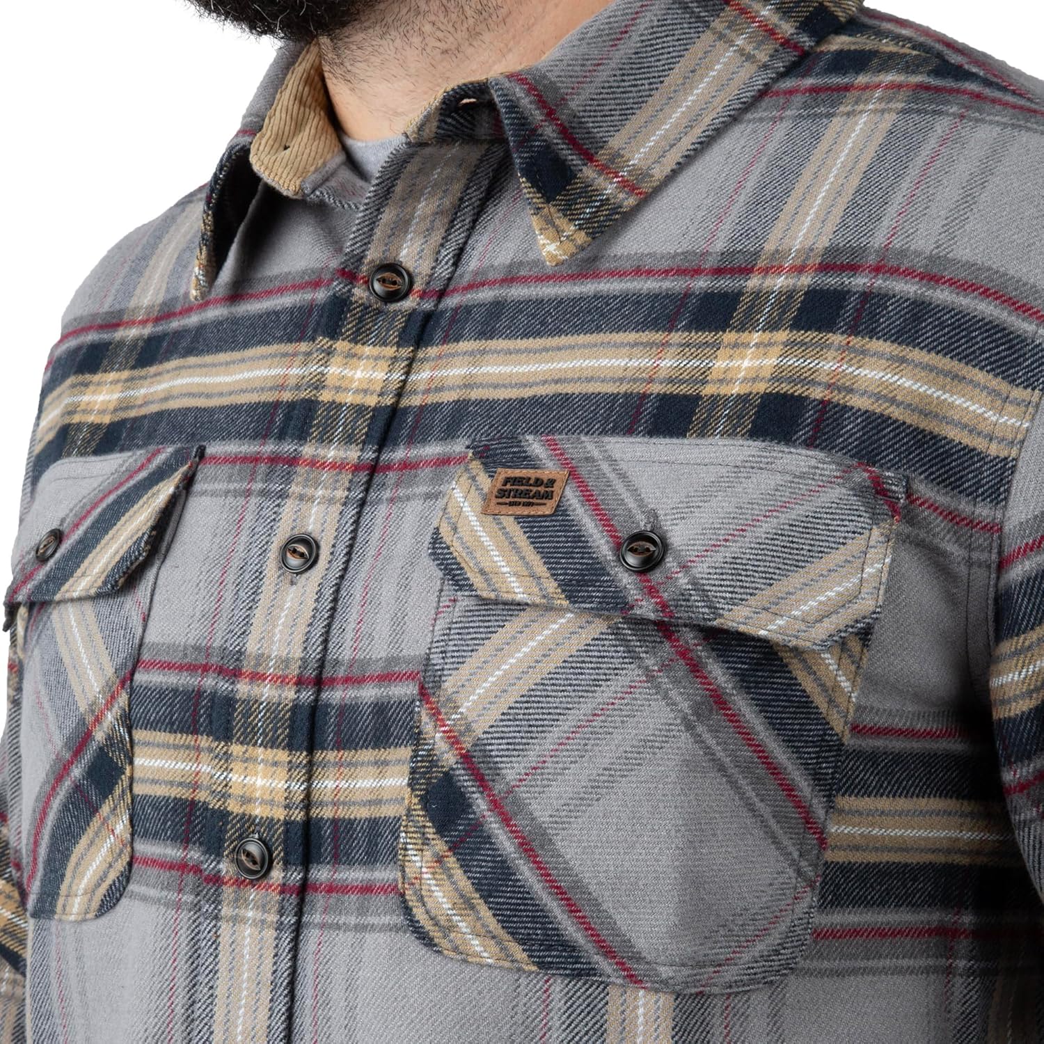 Field & Stream Mens Bismuth Flannel Shirt - Image 4