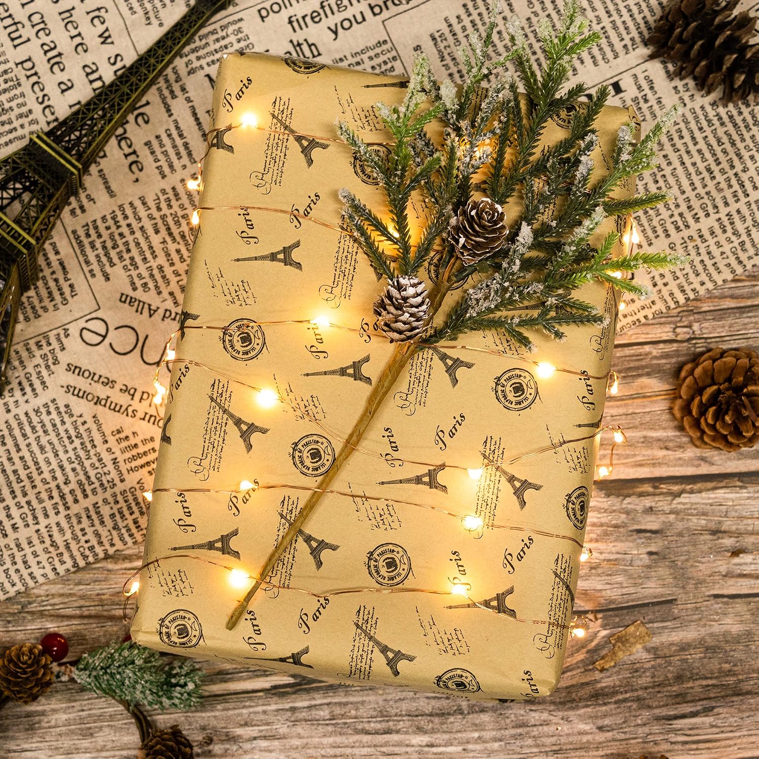 ITART Micro LED String Lights Battery Powered Set of 8 Warm White Mini Fairy Light 20 LED 6Ft Ultra Thin Copper Wire Rope Lights for Christmas Trees Wedding Parties Bedroom