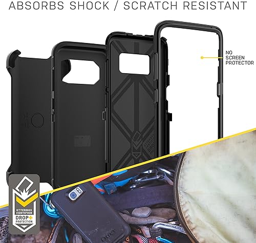 Miniatura 6 de OtterBox Funda para Samsung Galaxy S8+ Aqua Mint Mountain Range Green | Serie Defender, sin pantalla, embalaje sin frustración, Aqua Mint Way