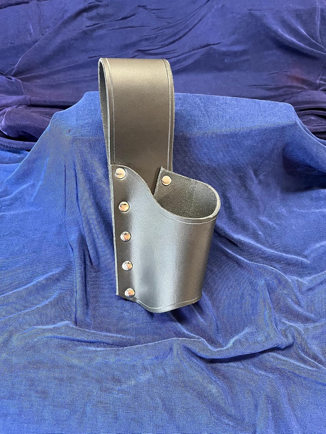 Leather Flintlock Pistol Holster, Left or Right Hand, 8-9 oz Leather, Renaissance Pirate LARP