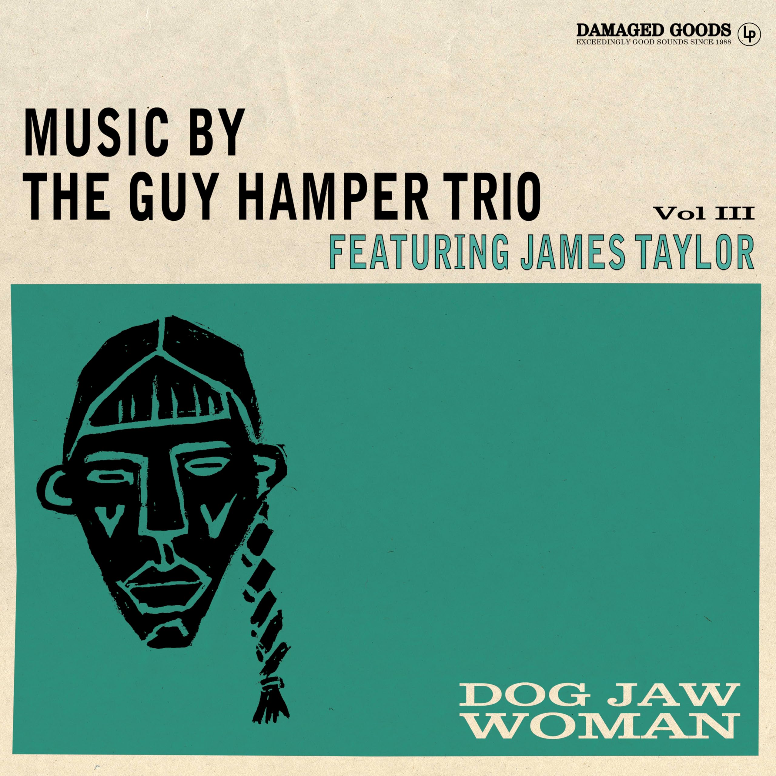 Guy Hamper Trio Featuring James Taylor Dog Jaw Woman LP vinyl Europe Damaged