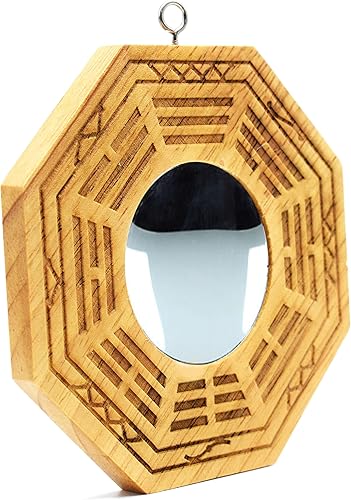 Miniatura 2 de better us Feng Shui - Espejo chino de madera Bagua de 4 pulgadas (cóncavo)