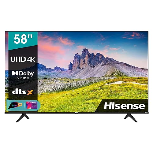 Immagine del prodotto Hisense 58'' UHD 58A6CG, Smart TV VIDAA 5.0, HDR Dolby Vision, IPS, Controlli vocali Alexa / Google Assistant, Tuner DVB-T2/S2 HEVC 10, lativù 4K