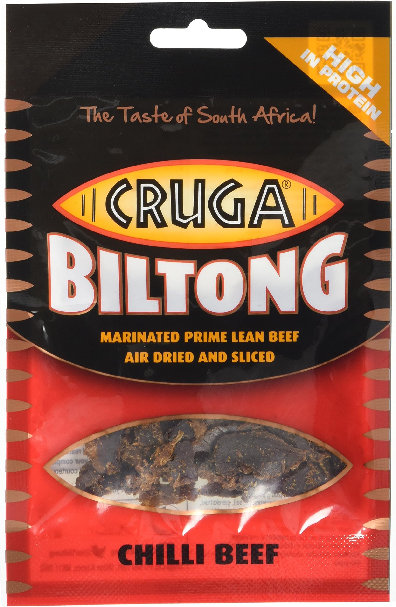 Cruga Chilli Beef Biltong, 25 g