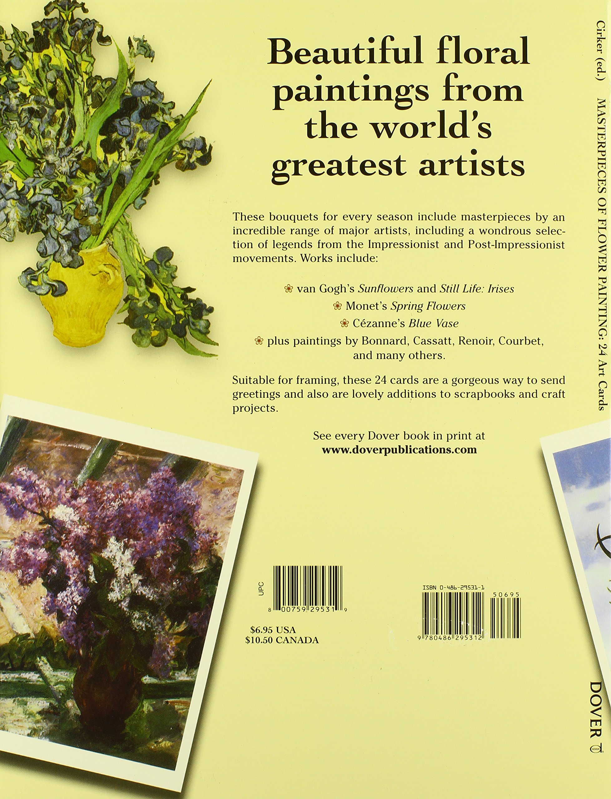 Masterpieces of Flower Painting: 24 Cards (Dover Postcards)