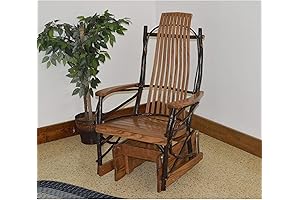 Comfy A&L Furniture Amish Glider