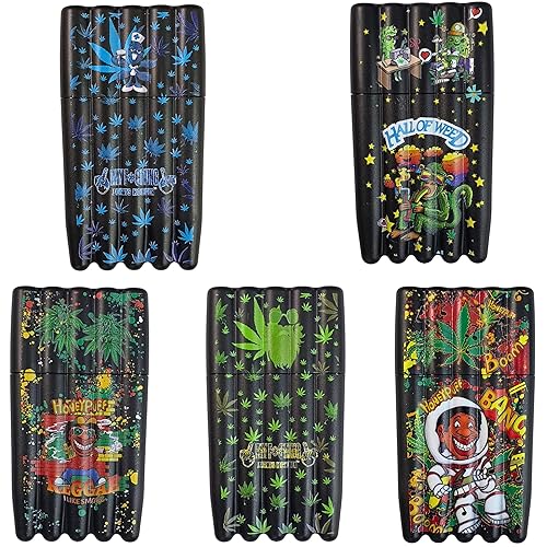 Zactly - 5 in 1 & 3 in 1 JOINT HOLDER Case for Cigarette, Smell Proof Waterproof Portable King Size Durable Design - LIMITED STOCK (2 x Random 5 in 1 Joint Holder) - 2 x Random 5 in 1 Joint Holder