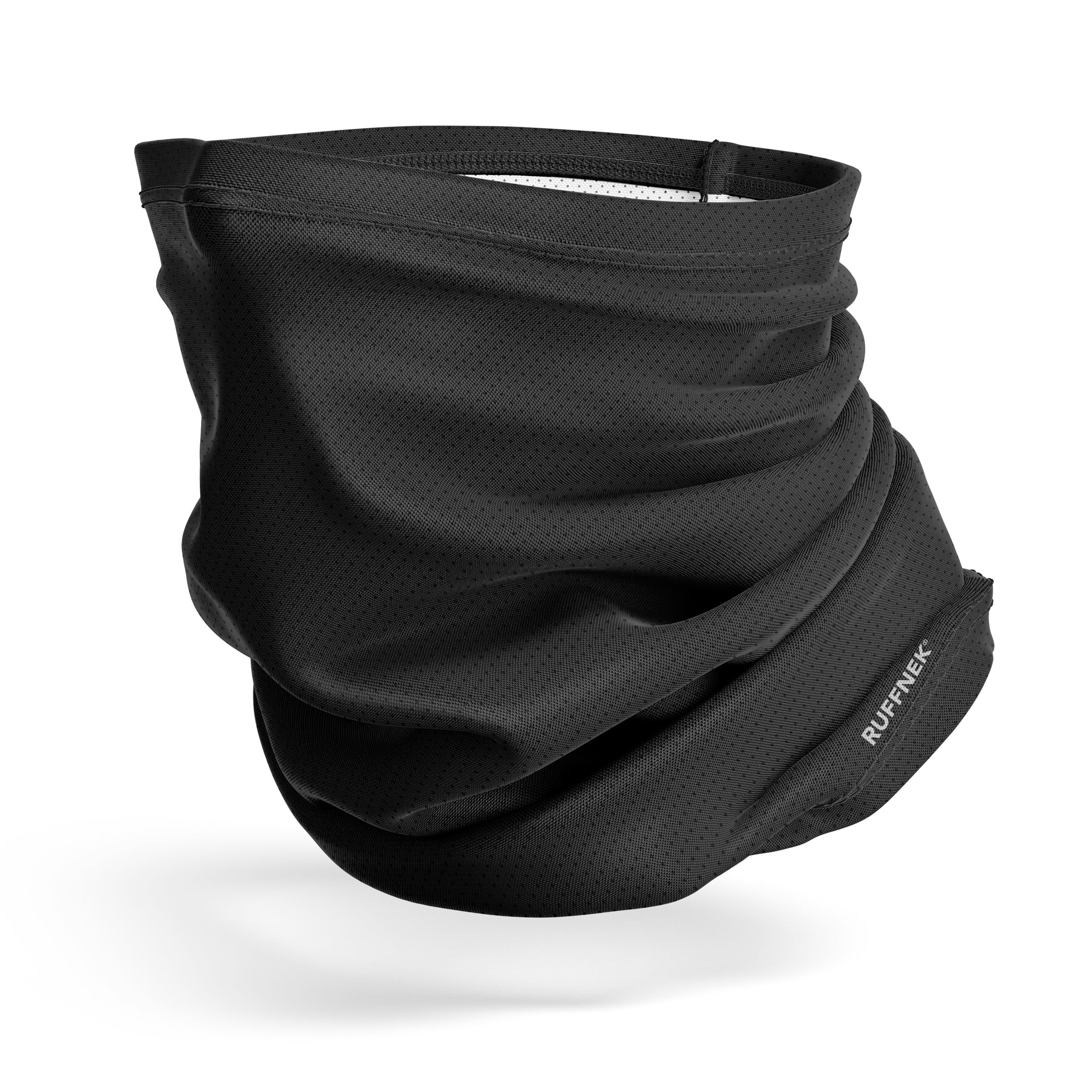 Ruffnek AirMesh BLACK UV Snood Breathable Mesh UV 50+ Protection – Multifunctional Headwear Neck gaiter/snood/scarf – One Size. Men, Women, Unisex