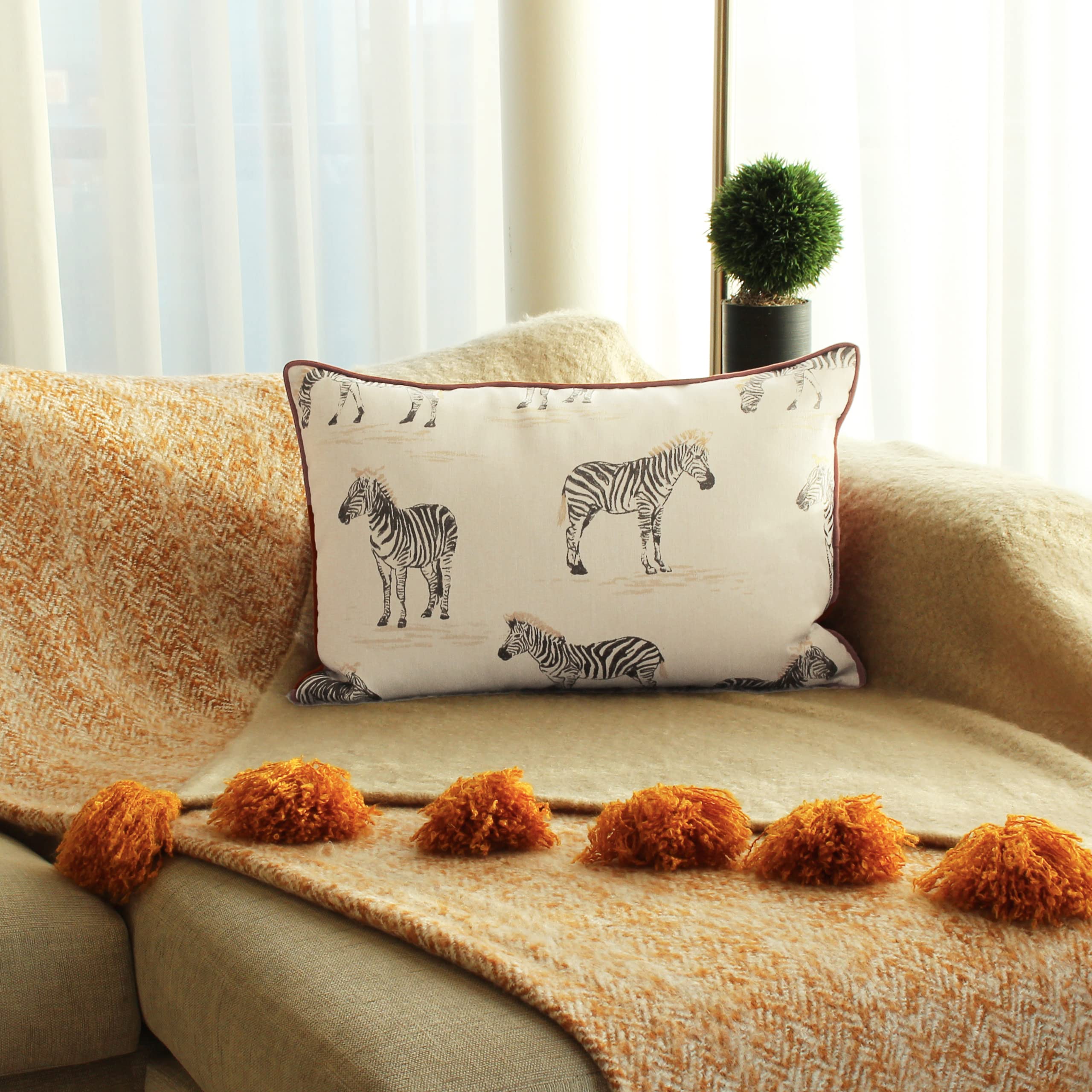 furn. Jukani Feather Filled Cushion - Twin Pack