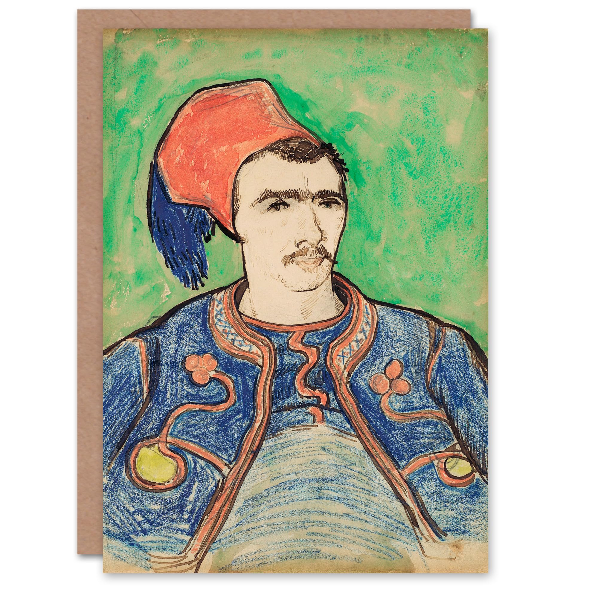 Artery8 Vincent van Gogh Art Card The Zouave Infantryman