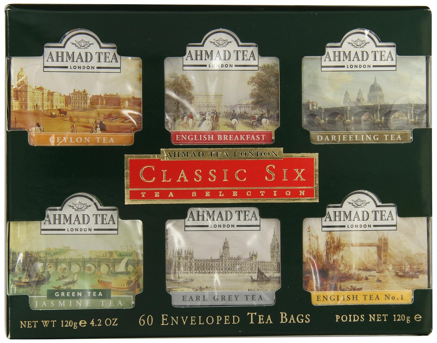 Ahmad Tea Chai Spice Black Tea, 20 Foil Tea Bags (Pack of 6)