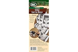 LEM Products Polyethylene Game Bags for Meat Preservation