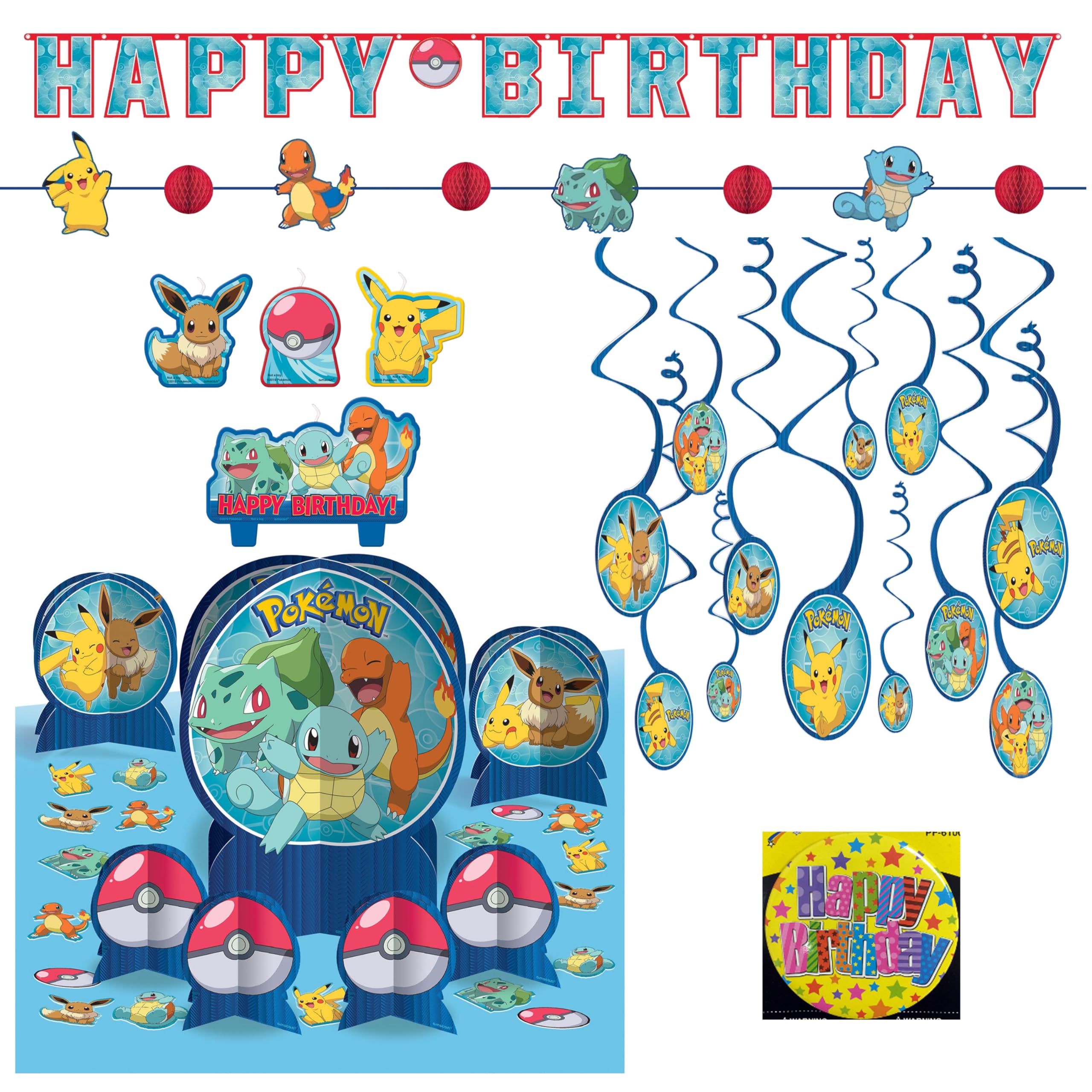 Feliz Cumpleanos Pokemon Pokemon Birthday Party Invitation Template