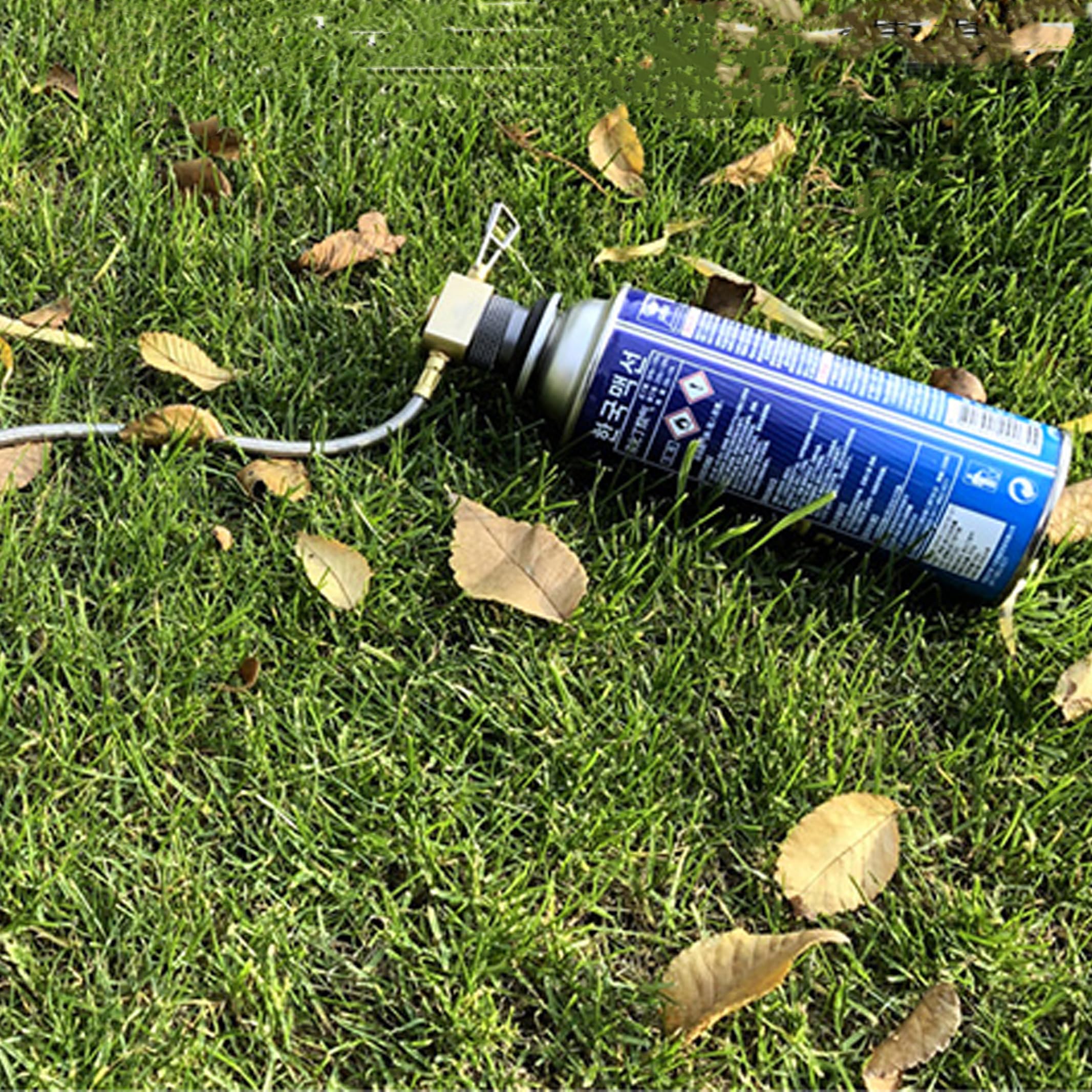 Campingmoon Adaptateur de recharge pour bidon de gaz butane vers isobutane