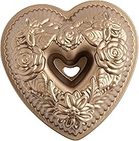 Vista 1 de Nordic Ware Wildflower Heart Bundt, 6 tazas, caramelo