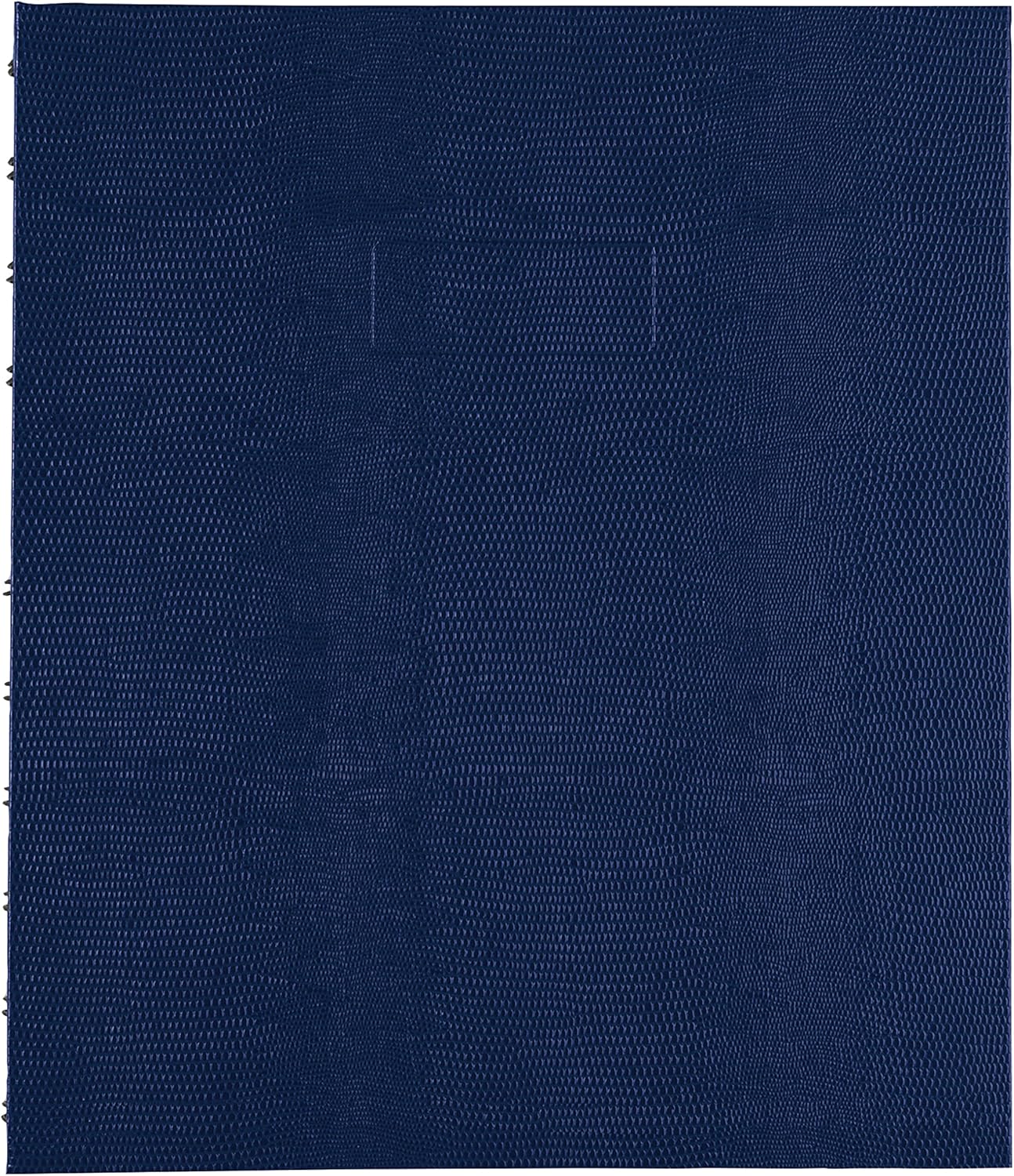 Blueline MiracleBind™ Notebook, Refillable, Lizard-Like Hard Cover, 11" x 9-1/16", 150 Ruled Pages, Indigo Blue (AF11150.82)