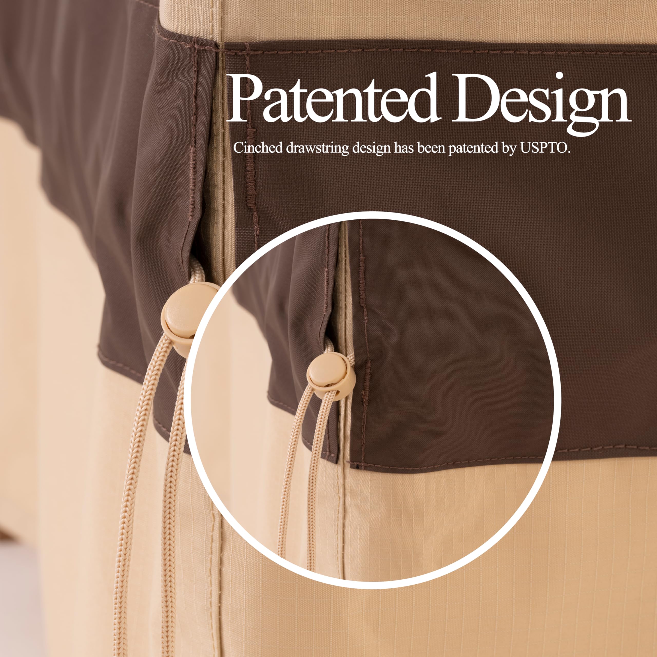 WJ-X3 Funda para silla de patio Adirondack, impermeable, resistente y resistente al viento