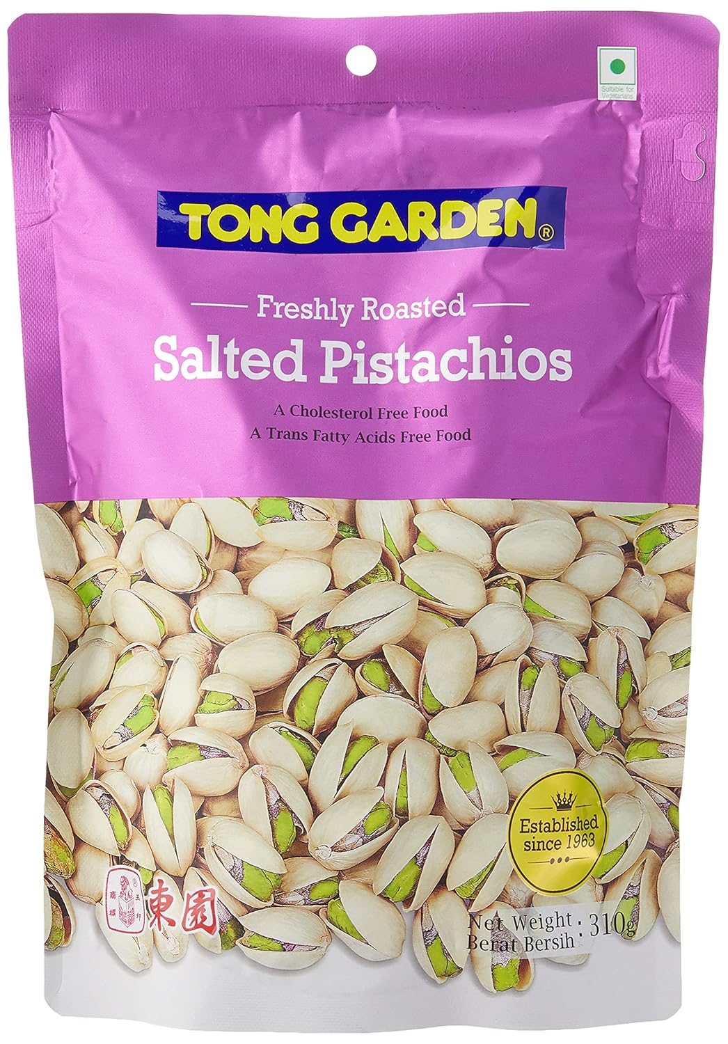 Tong Garden 1 Salted Pistachios Pouch, 400G