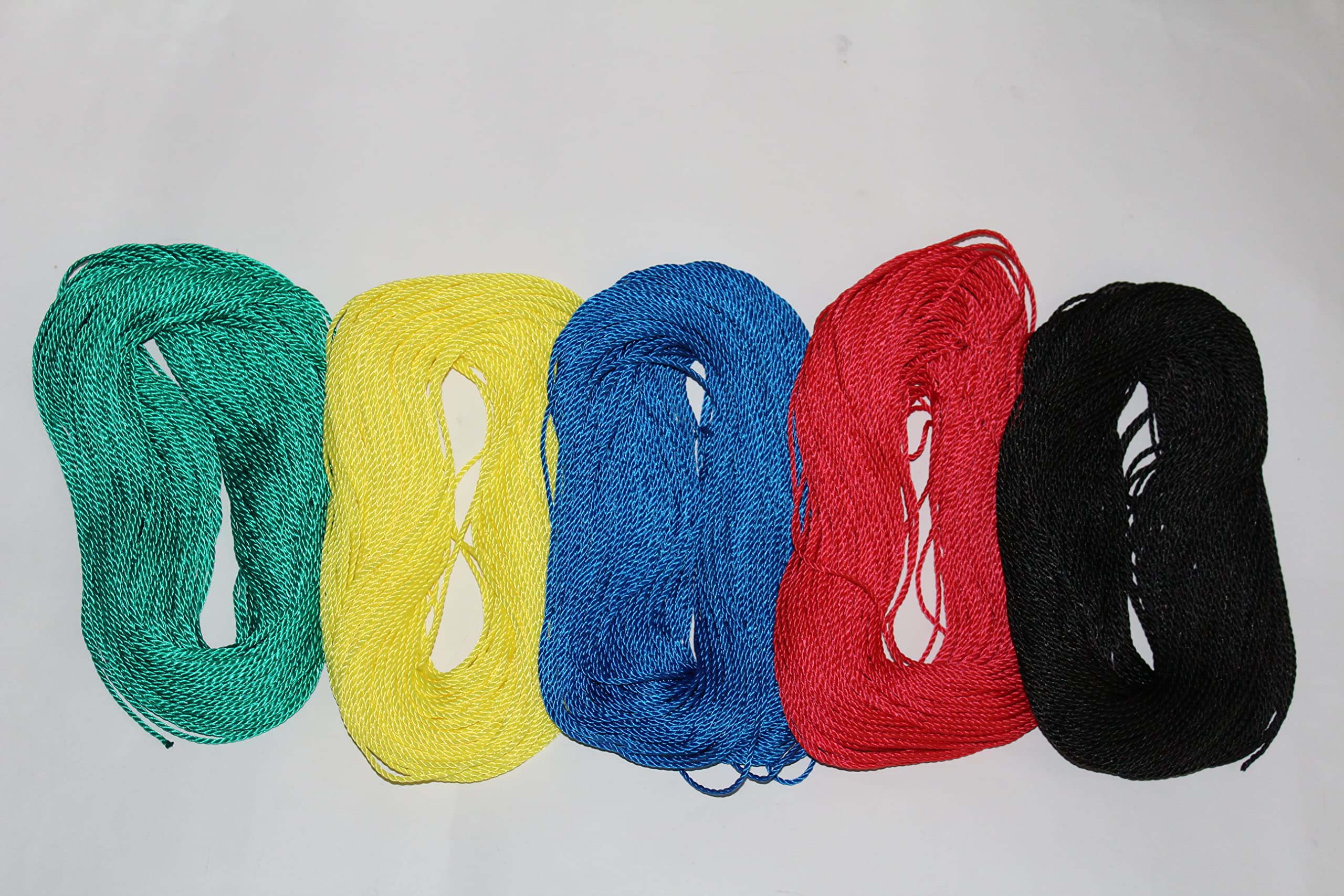 MIXTRADER Twisted Cord Polypropylene Rope 2mm Red 30m