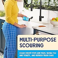 Vista 4 de Aunt Fannie's Sink Refresher, Bright Lemon Powder Scrub and Odor Minimizer for Sinks, Drains and Garbage Disposals, 16 Ounces (Pack of 1)