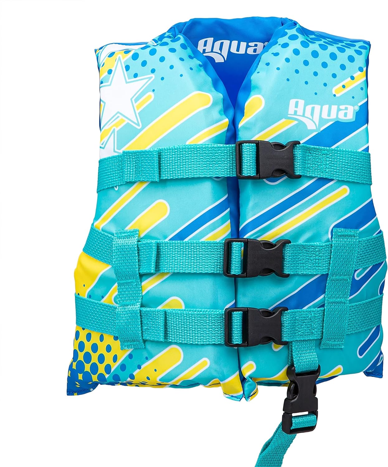 Aqua US Coast Guard-Approved Life Jacket, PFD with Comfortable Flex-Form-Fit Design, Infants/Kids/Youth Aqua US Coast Guard-Approved Life Jacket, PFD with Comfortable Flex-Form-Fit Design, Infants/Kids/Youth