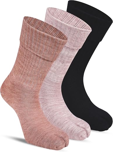 RC. ROYAL CLASS Women Woolen Winter Wear Thermal Thumb Socks, Calf Length Terry Thick Towel Cushioned, Warm &amp; Cozy Thermal...
