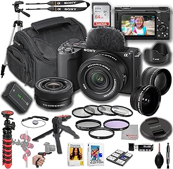 Amazon.com : Sony ZV-E10 II + 16-50mm Lens, Wide Angle and
