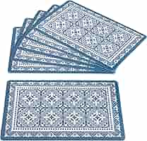 Set 6 Tovagliette Americane In PVC - Antiscivolo E Facili Da Pulire, 44x28 Cm - Foto 7