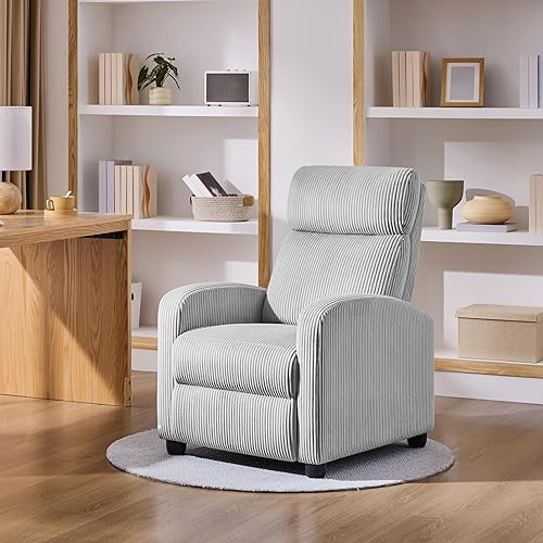 Miniatura 153 de Yaheetech - Sillón reclinable, moderno sofá reclinable individual, asientos de cine en casa Negro -,Beige,Marrón,Gris,Beige Bronceado,Azul,Rojo