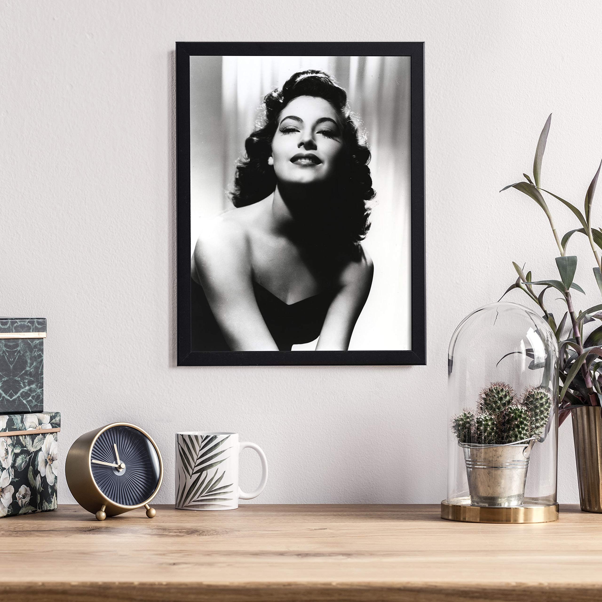 Amazon.com: Black and White Portrait of Ava Gardner in Black Dress Photo  Print (8 x 10): Posters & Prints