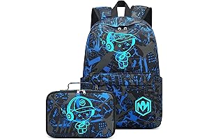 Preschool Backpacks for Boys with Lunch Box School Bags for Kindergarten Elementary School