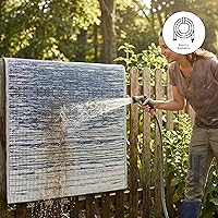 Vista 8 de Fab Habitat - Tapete de plástico reciclado para exteriores, impermeable, resistente a la decoloración y a las arrugas, rayas abstractas desgastadas