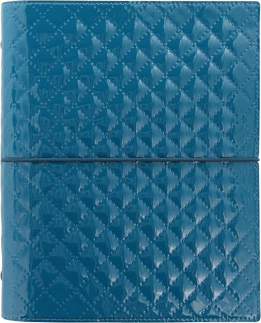 Filofax A5 Domino Luxe organiser - teal