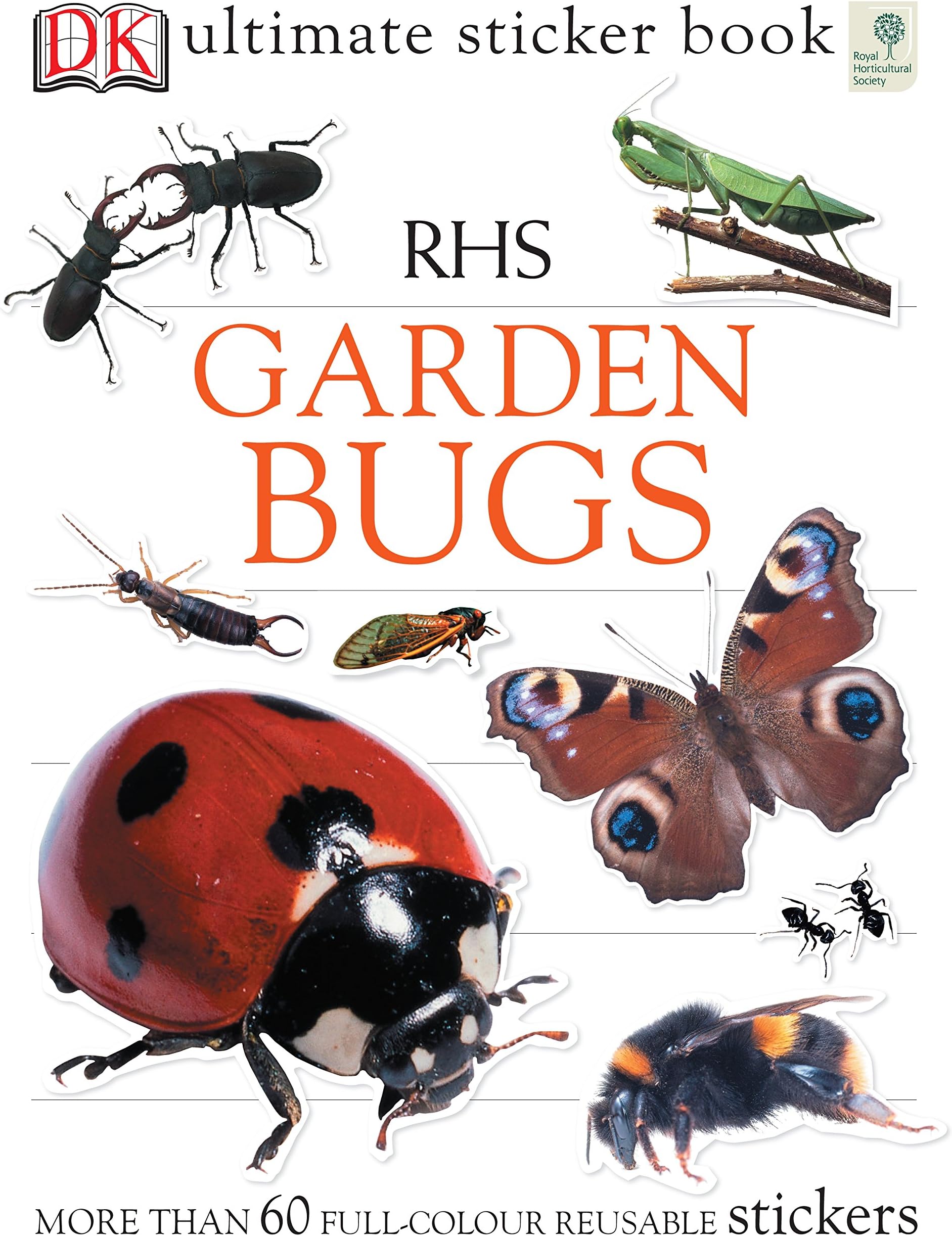 RHS Garden Bugs Ultimate Sticker Book Paperback – 6 April 2006