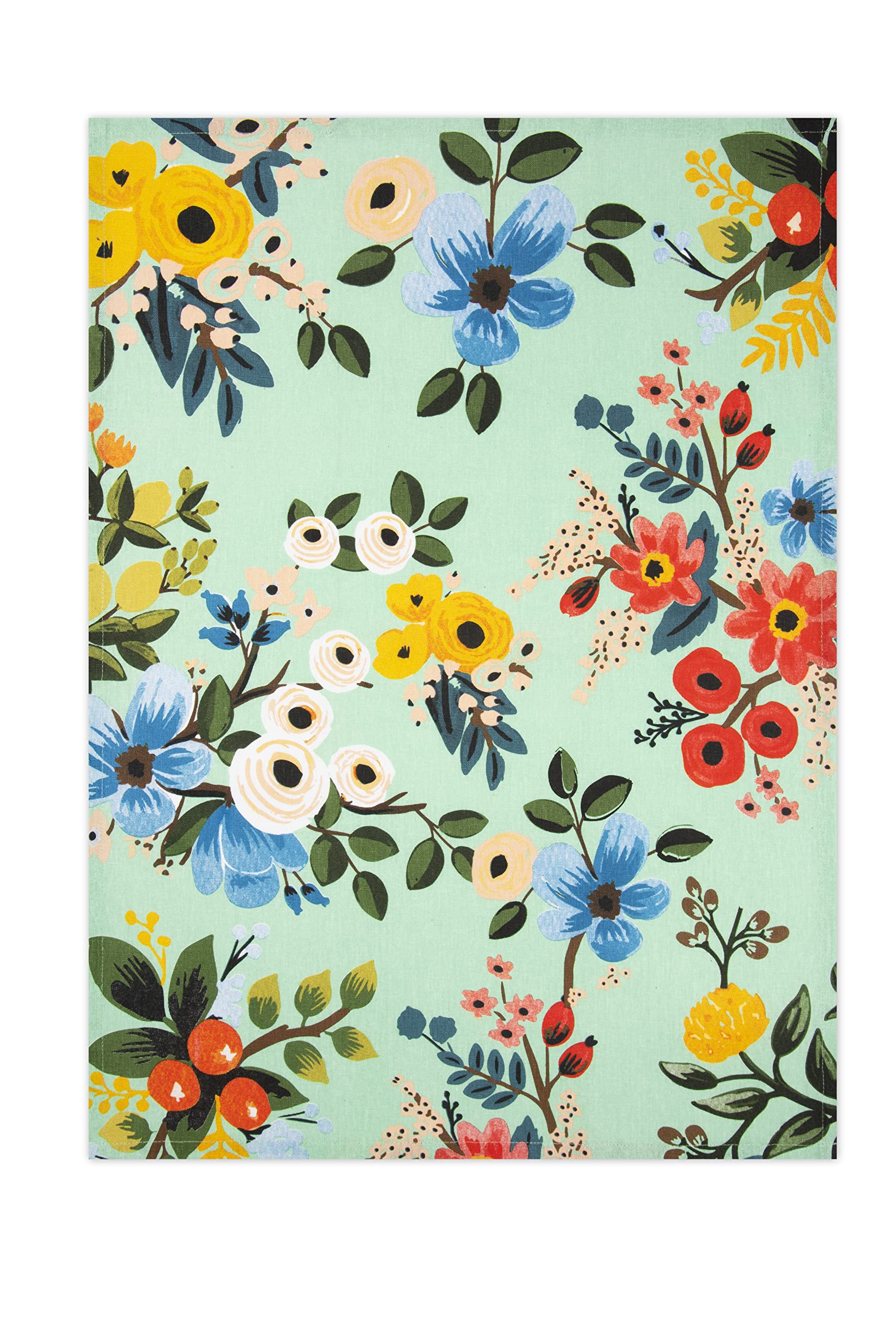 Excelsa Fiori Frida Kitchen Towel, 100% Cotton, Cm. 70 x 50, With Hole