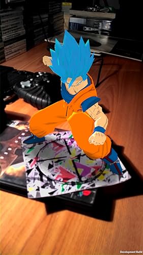 [AR] Goku SSJ Blue Virtual Action Figure!