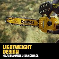 Vista 5 de DEWALT Motosierra inalámbrica de 20V MAX de 12 pulgadas, solo herramienta (DCCS621B)